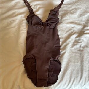 SKIMS Chocolate Brown Shapewear Bodysuit